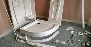 Установка душевой кабины Карасук, цена от 2988 руб.